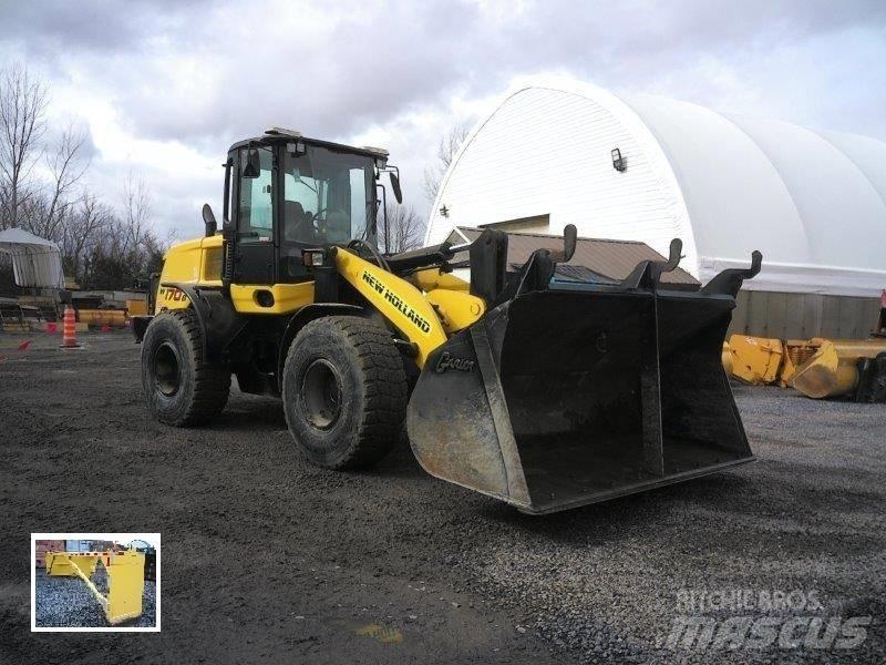 New Holland W 170 B Naudoti ratiniai krautuvai