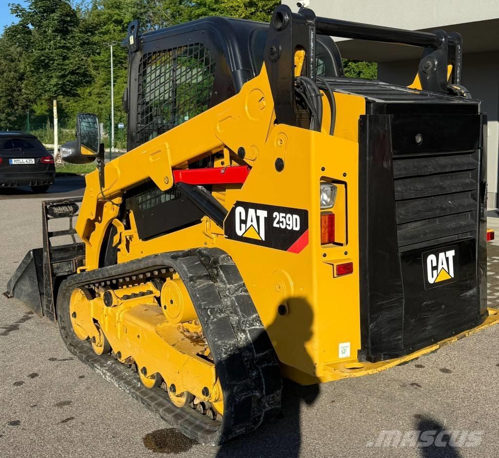 CAT 259D Krautuvai su šoniniu pasukimu