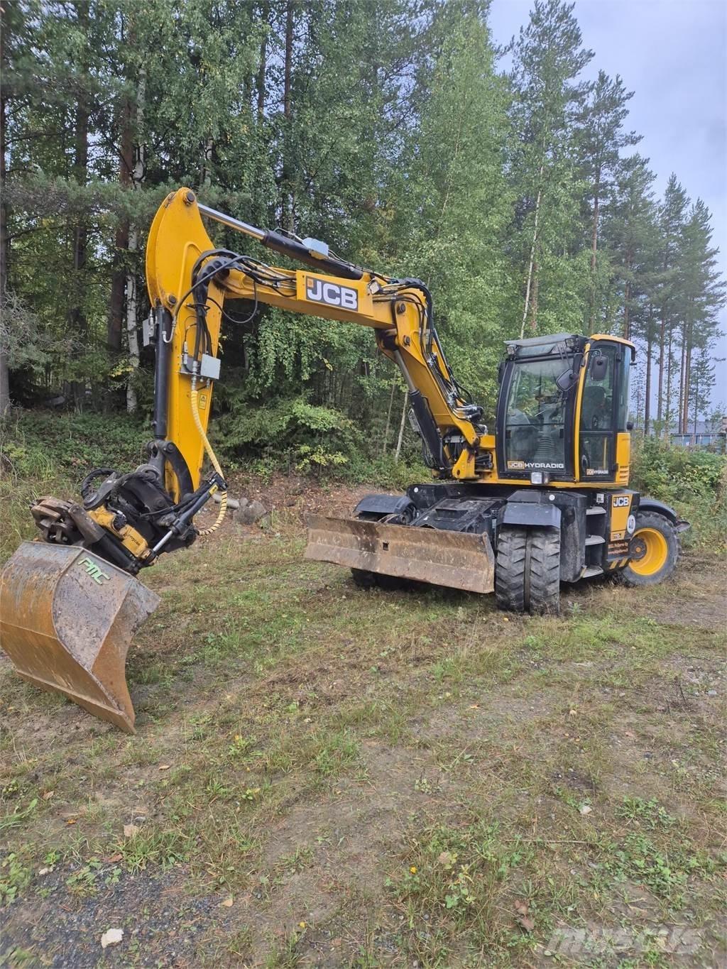 JCB 110W Hydradig Ratiniai ekskavatoriai
