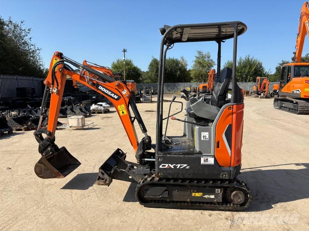 Doosan DX 17 Mini ekskavatoriai < 7 t