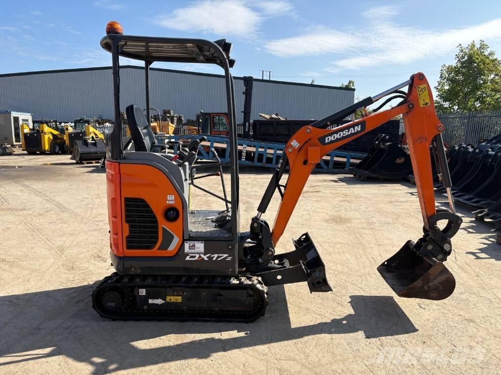Doosan DX 17 Mini ekskavatoriai < 7 t