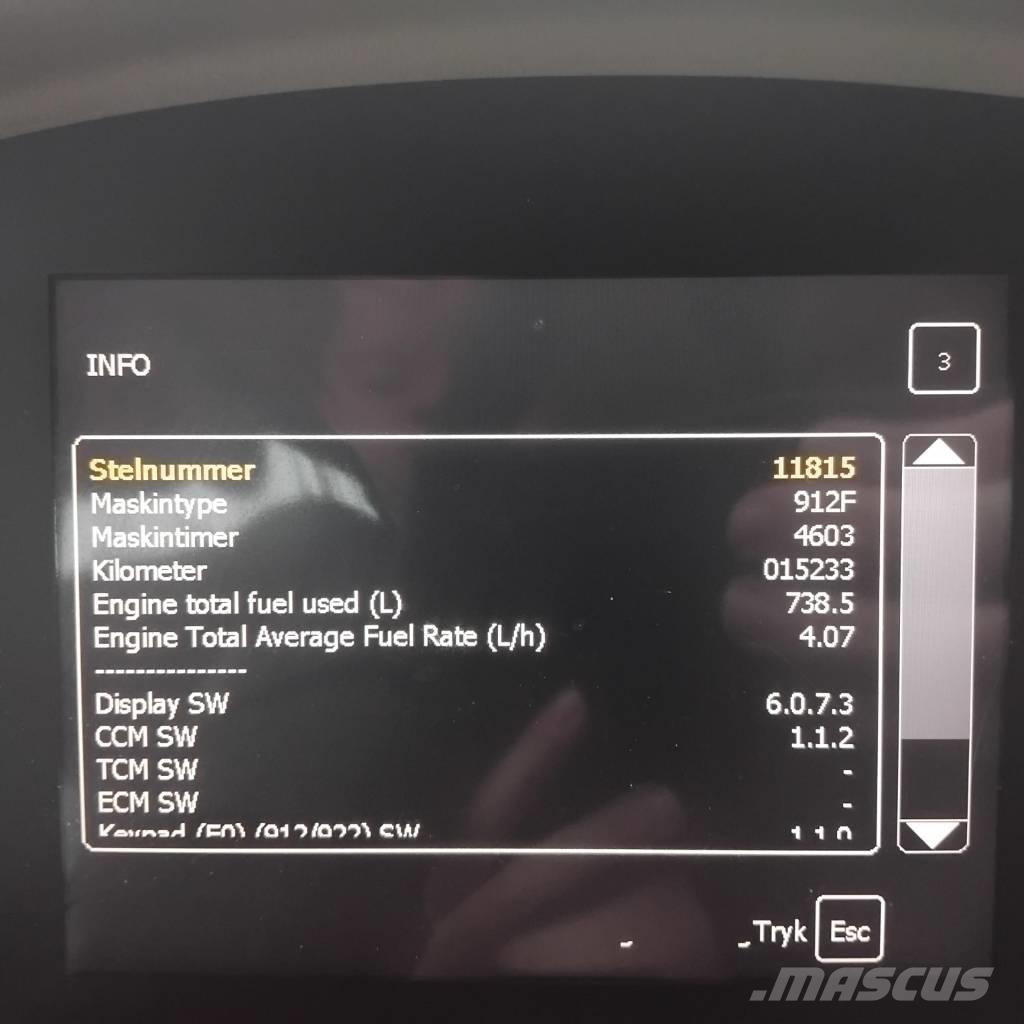 Hydrema 912FS Atliekų išvežimo technika