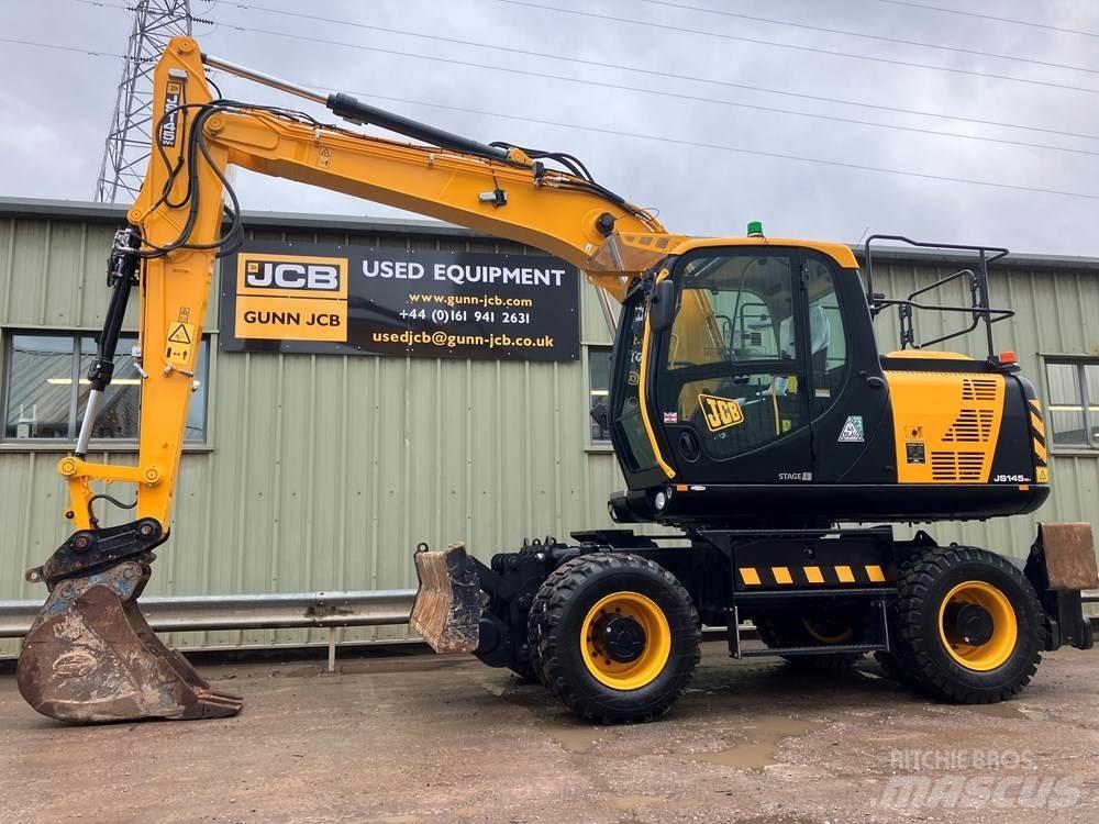 JCB JS145W Ratiniai ekskavatoriai