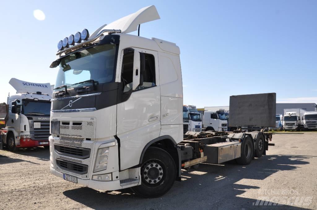 Volvo FH500 6X2 Konteinerių nuožulnaus pakėlimo ant platformos krautuvai