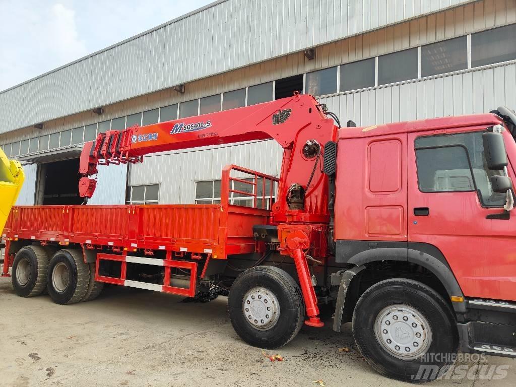 Howo 8*4 16tons Savivarčių priekabų vilkikai