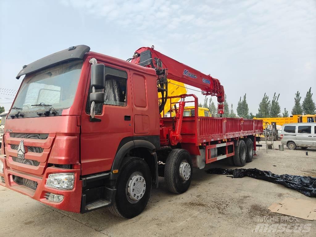 Howo 8*4 16tons Savivarčių priekabų vilkikai