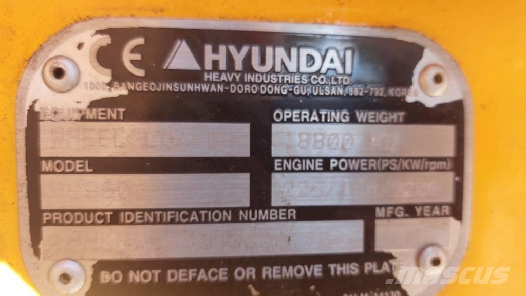 Hyundai HL 960 Naudoti ratiniai krautuvai