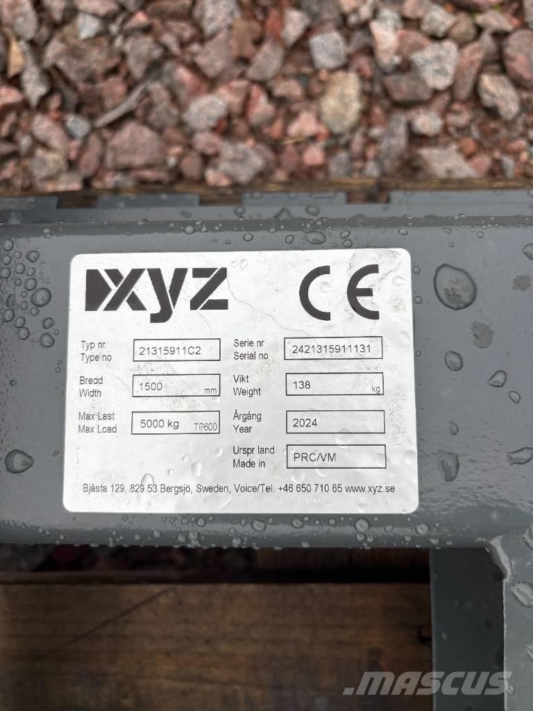 XYZ Gaffelställ BM Naudoti ratiniai krautuvai