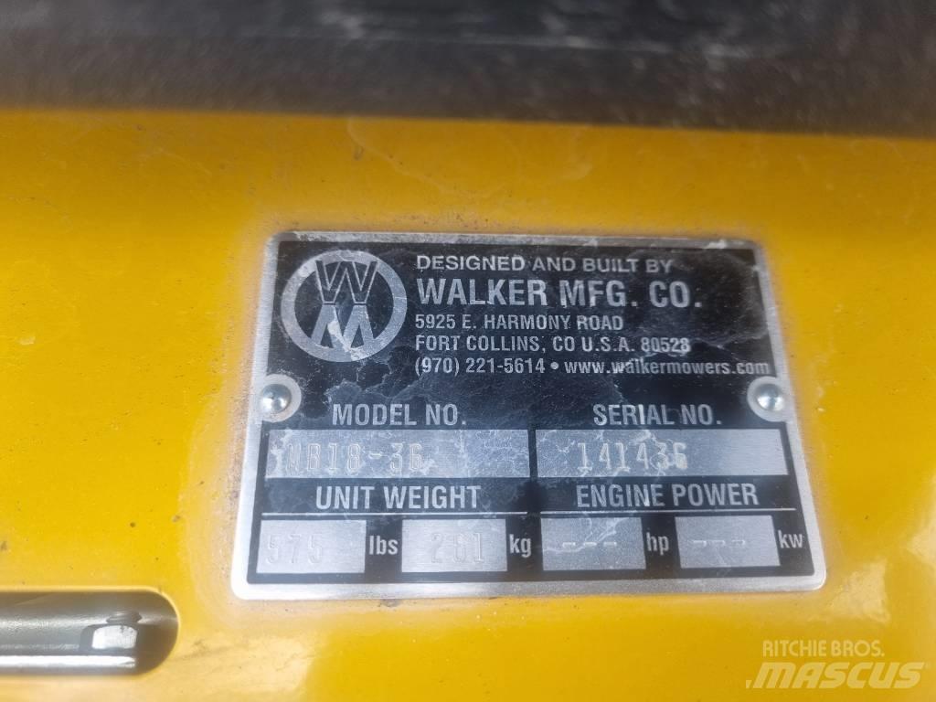 Walker B18 Sodo traktoriukai-vejapjovės