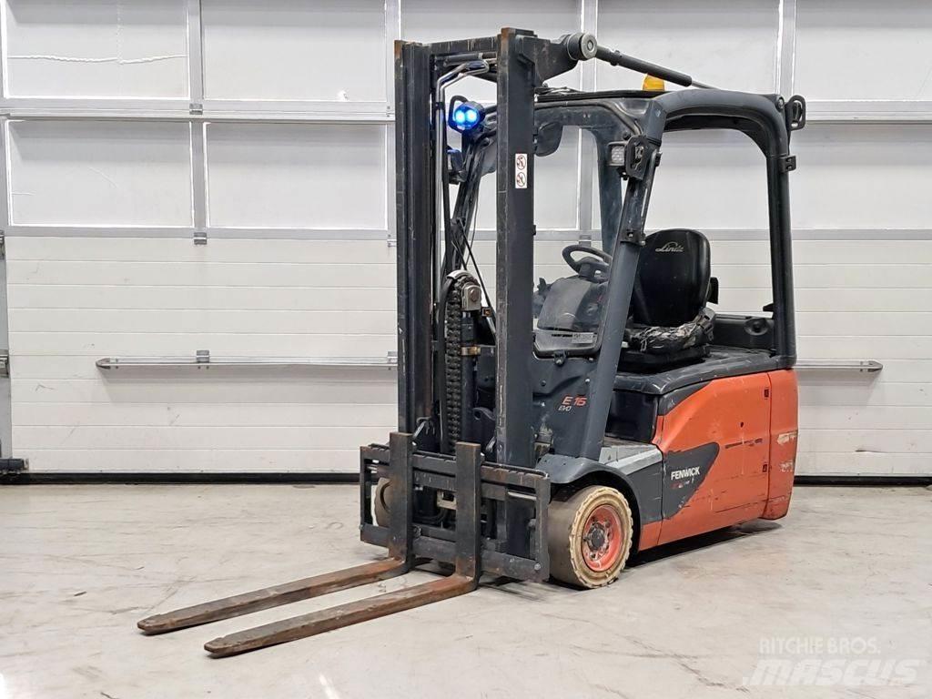 Linde E16-02 Elektriniai šakiniai krautuvai