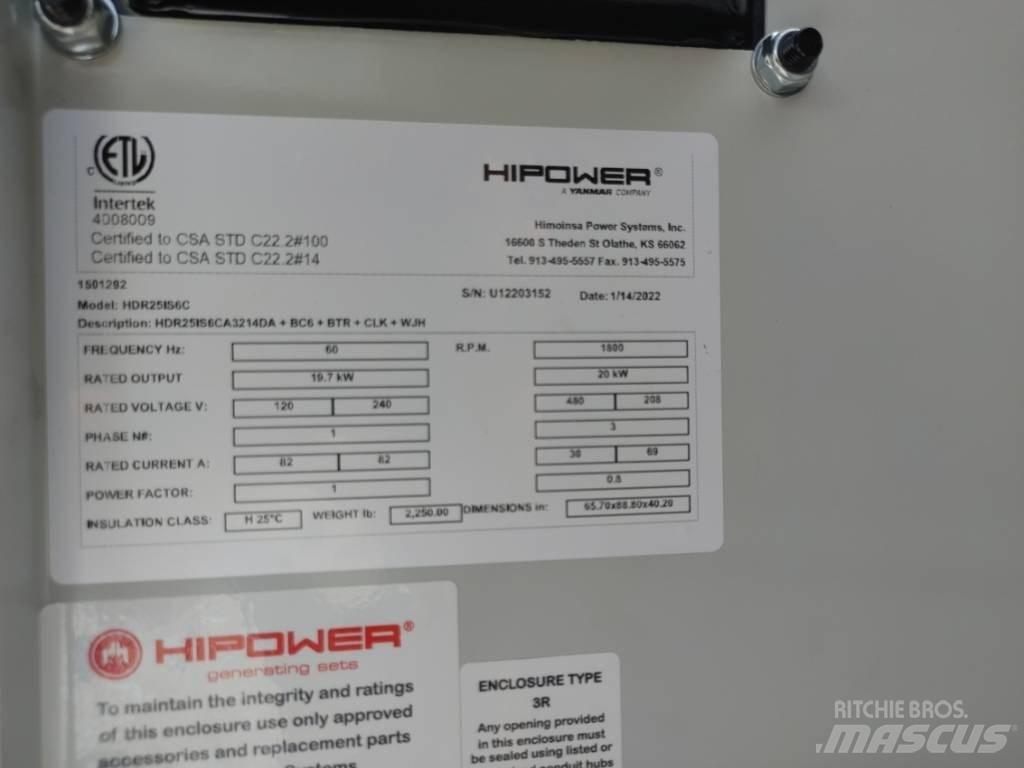Hipower HRIW-25 Dyzeliniai generatoriai