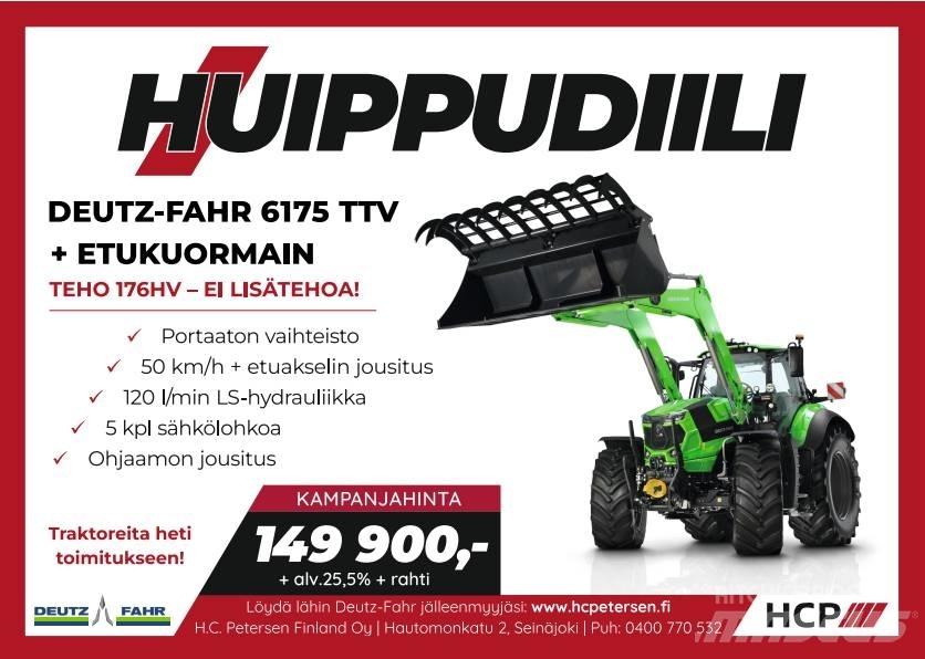 Deutz-Fahr 6175 TTV Traktoriai