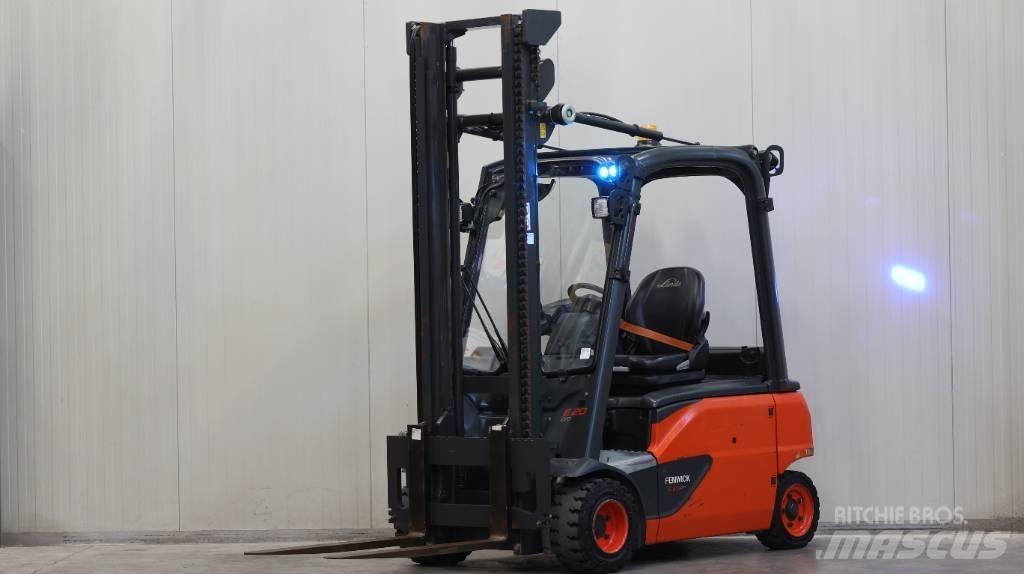 Linde E20PL-02 Elektriniai šakiniai krautuvai