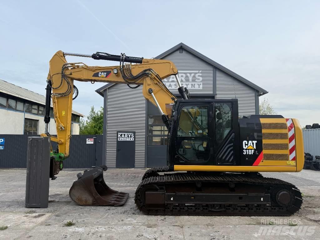 CAT 318 Vikšriniai ekskavatoriai