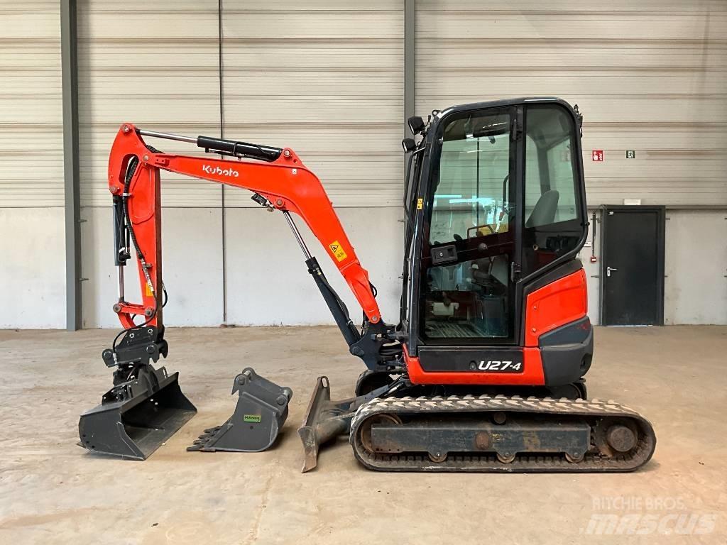 Kubota U 27-4 Mini ekskavatoriai < 7 t
