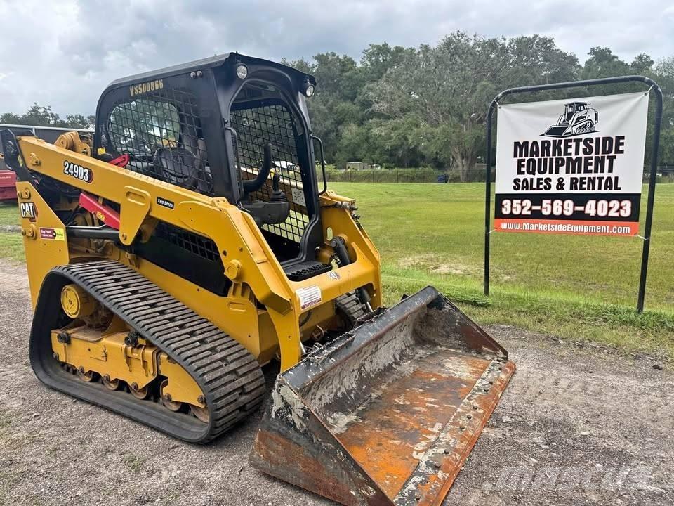 CAT 249 D3 Krautuvai su šoniniu pasukimu