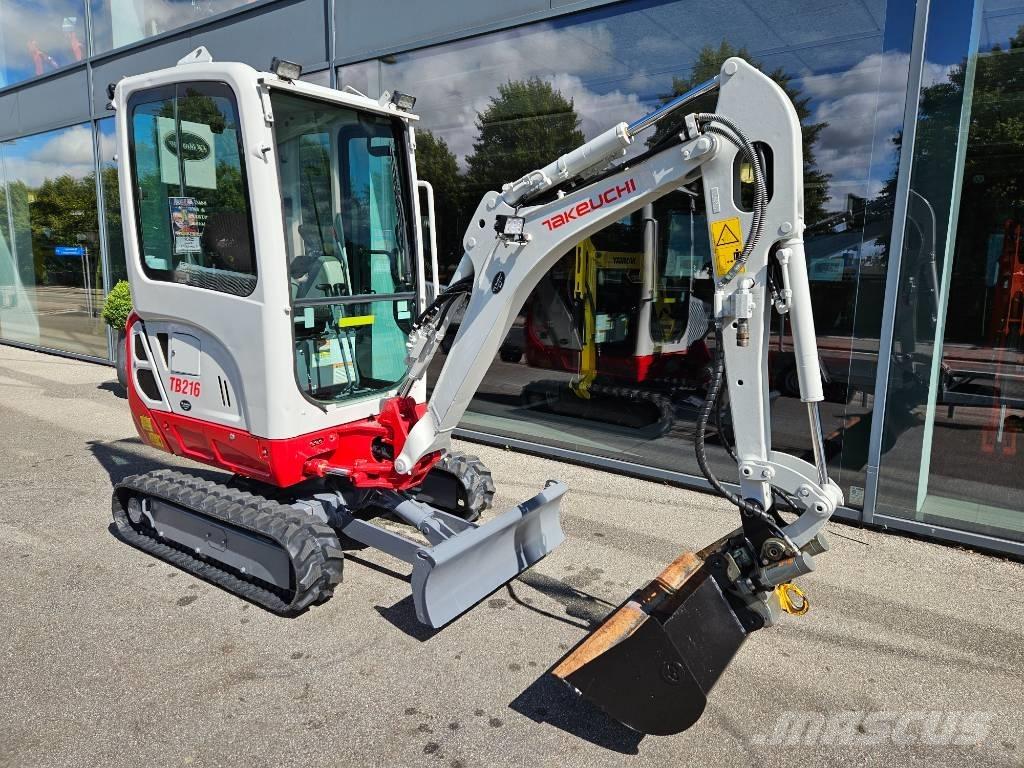 Takeuchi TB 216 Mini ekskavatoriai < 7 t