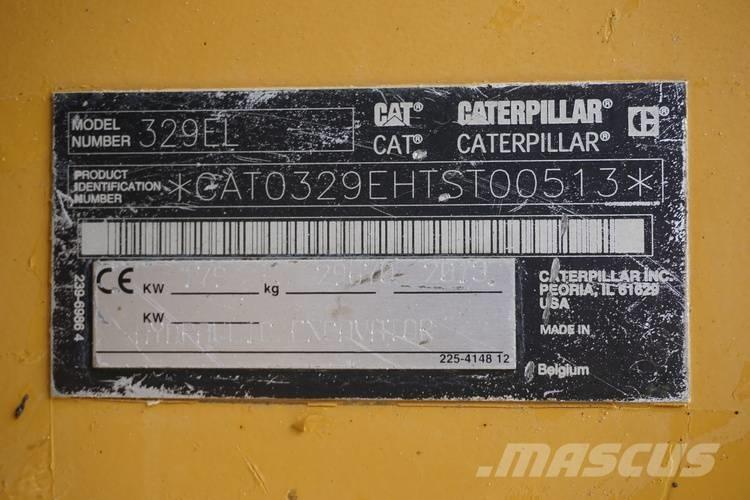 CAT 329 EL Vikšriniai ekskavatoriai