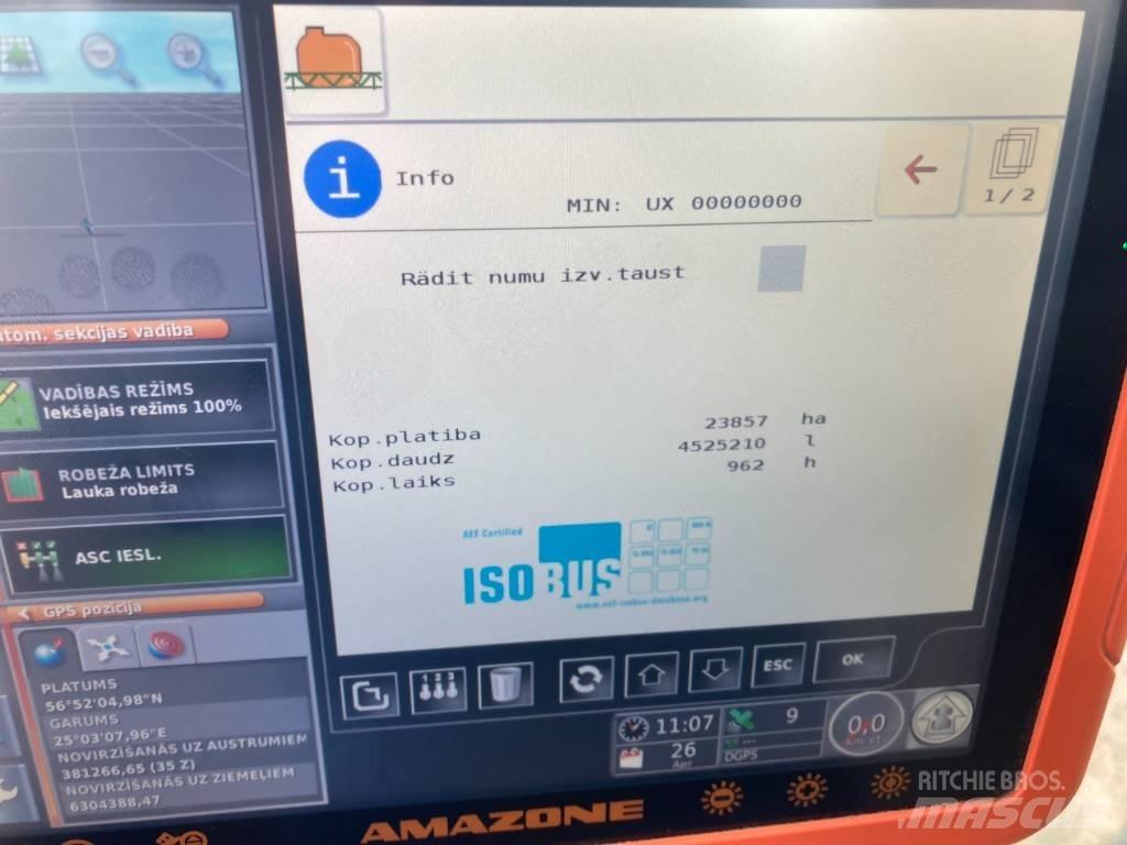 Amazone UX 5200 Prikabinami purkštuvai