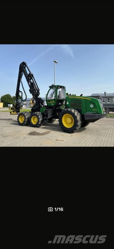 John Deere 1270E Miško technika (Harvesteriai)