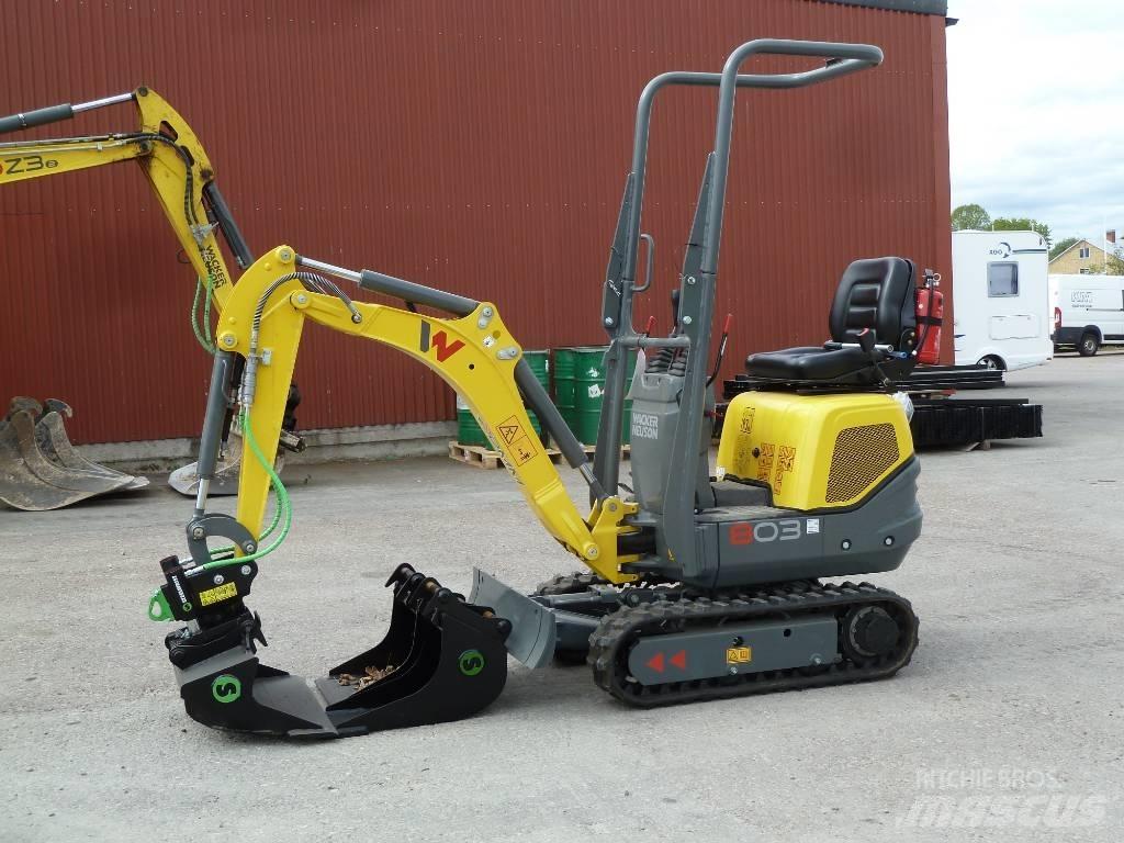 Wacker Neuson 803 Mini ekskavatoriai < 7 t
