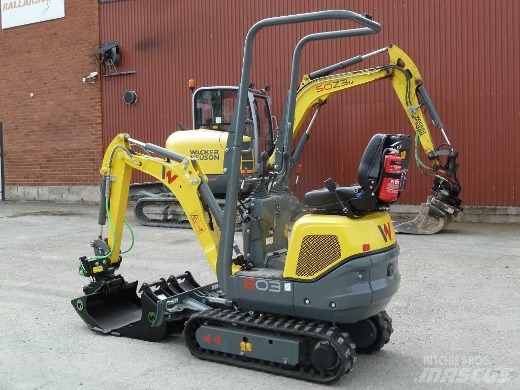 Wacker Neuson 803 Mini ekskavatoriai < 7 t