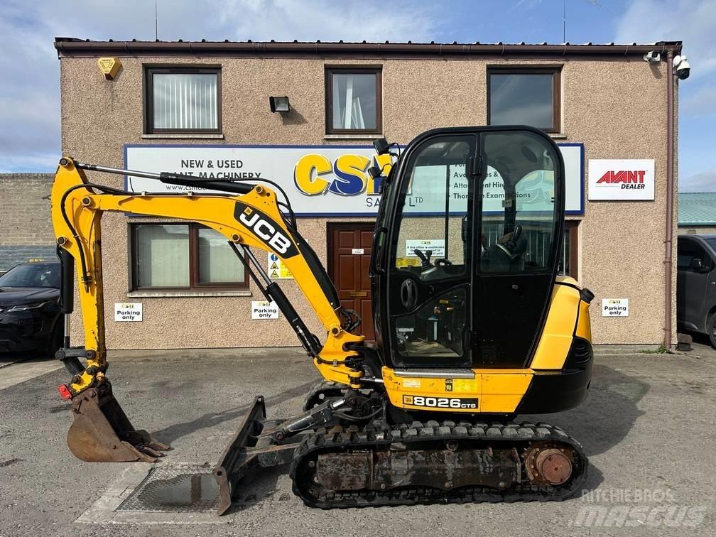 JCB 8026 CTS Mini ekskavatoriai < 7 t