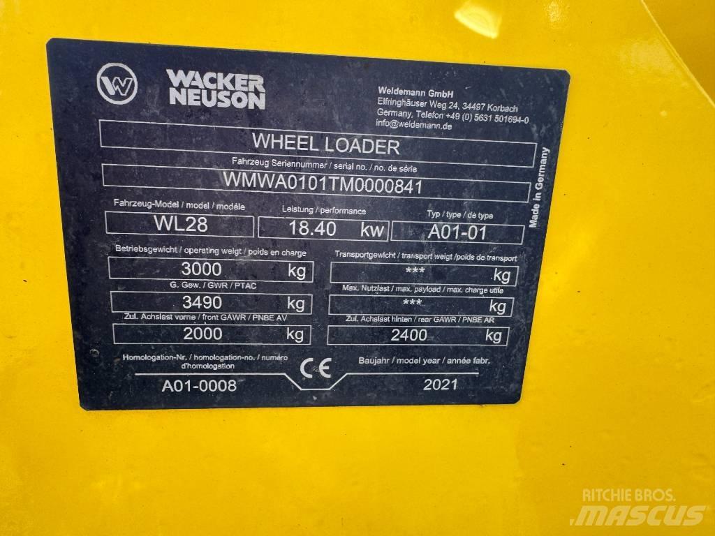 Wacker Neuson WL28 Naudoti ratiniai krautuvai