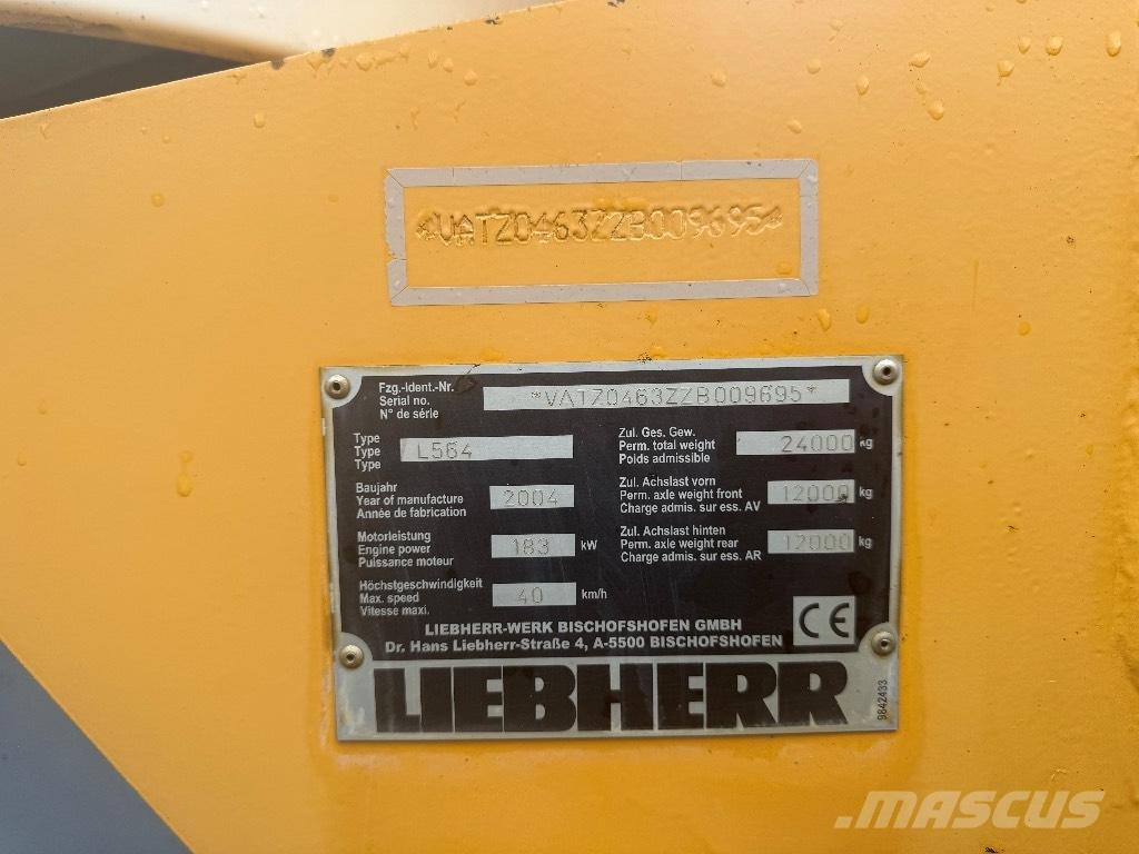 Liebherr L 564 Naudoti ratiniai krautuvai