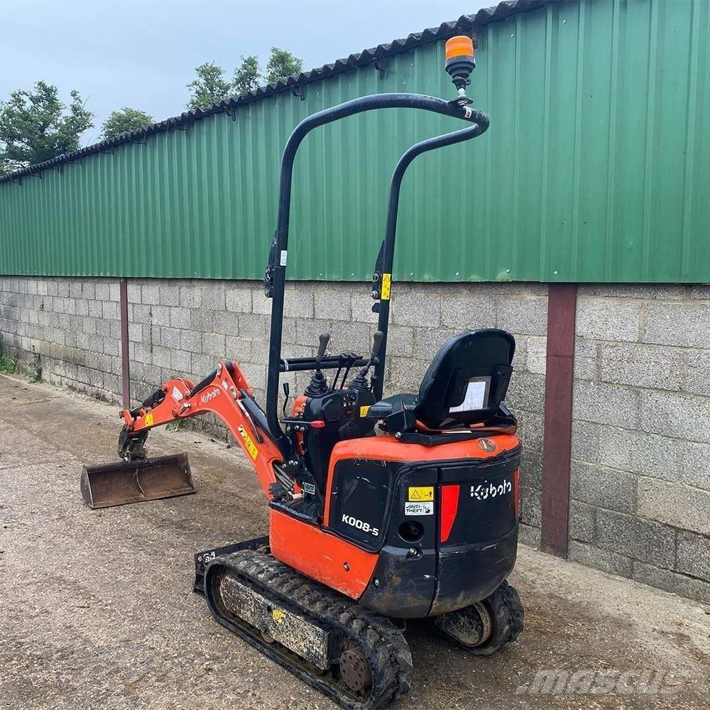 Kubota K 008-5 Mini ekskavatoriai < 7 t