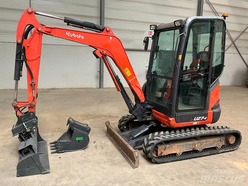 Kubota U 27-4 Mini ekskavatoriai < 7 t