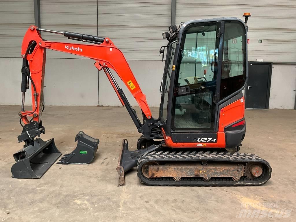 Kubota U 27-4 Mini ekskavatoriai < 7 t