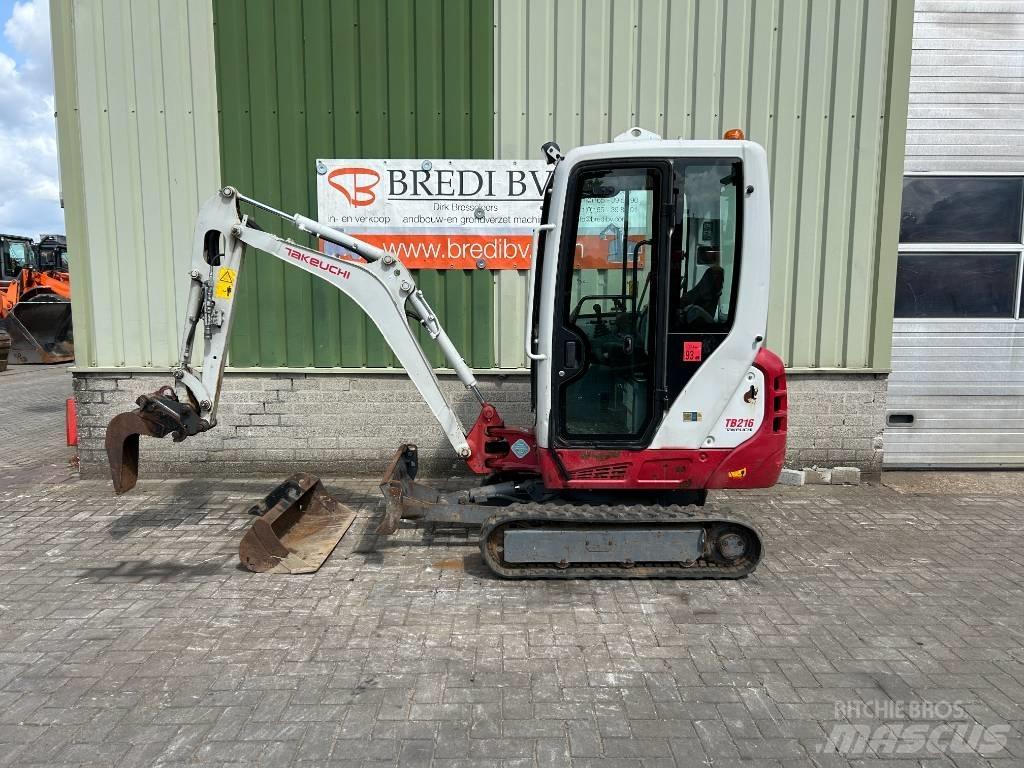 Takeuchi TB 216 Mini ekskavatoriai < 7 t