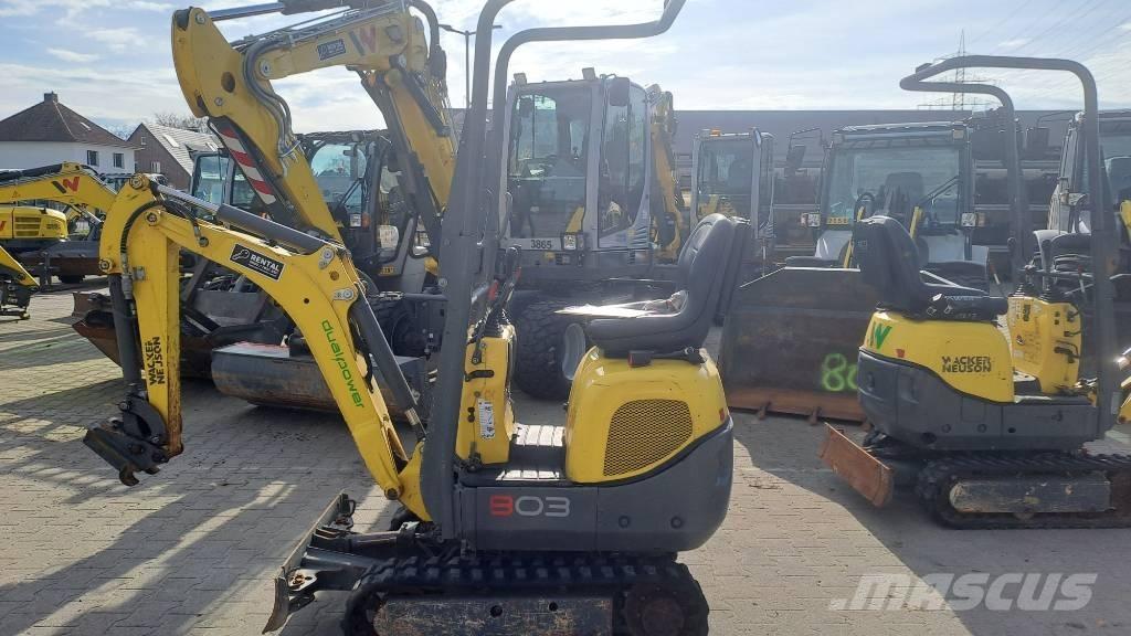 Wacker Neuson 803 Vikšriniai ekskavatoriai
