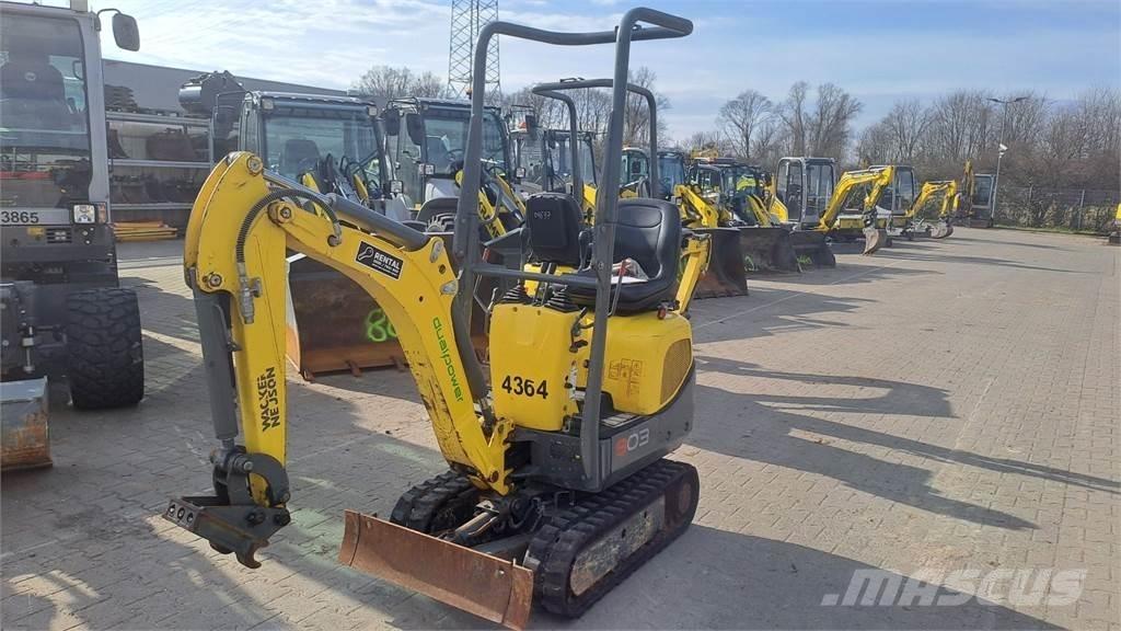 Wacker Neuson 803 Vikšriniai ekskavatoriai