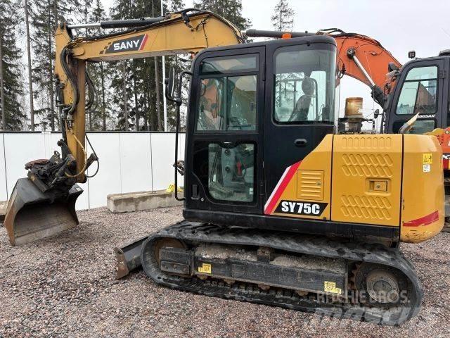 Sany SY75C Vidutinės galios ekskavatoriai 7-12 t