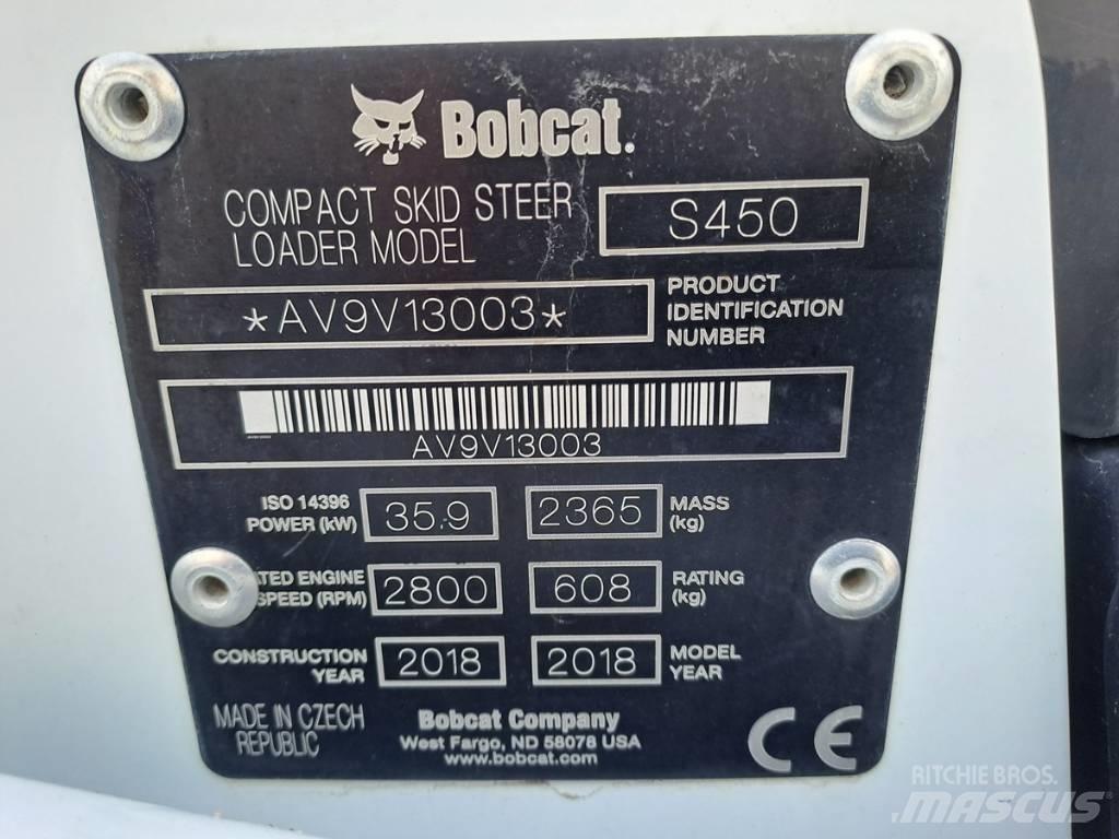 Bobcat S 450 Krautuvai su šoniniu pasukimu
