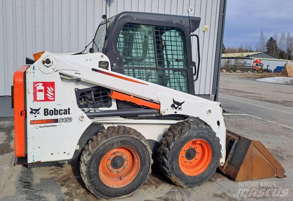 Bobcat S 450 Krautuvai su šoniniu pasukimu