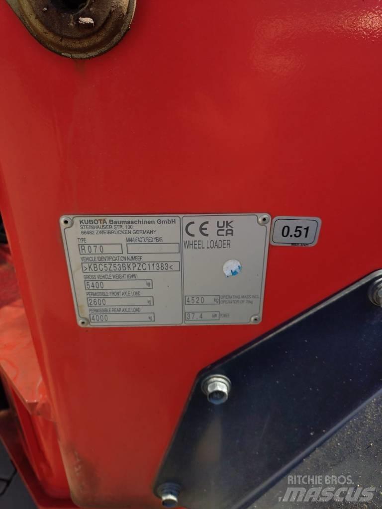 Kubota R 070 Naudoti ratiniai krautuvai