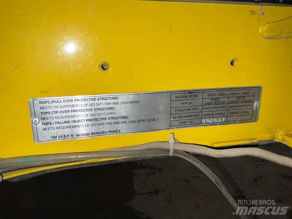 Yanmar Vio 20 / vio 25 Kabinos ir interjeras
