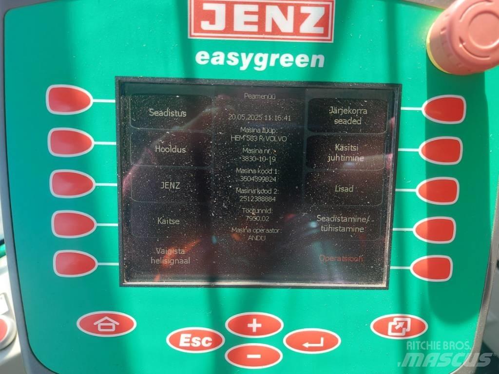 JENZ HEM 583 Medienos smulkintuvai