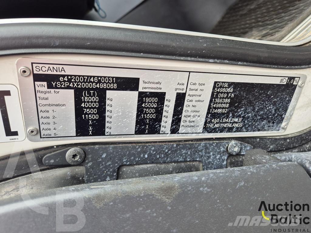 Scania P 450 Važiuoklė su kabina