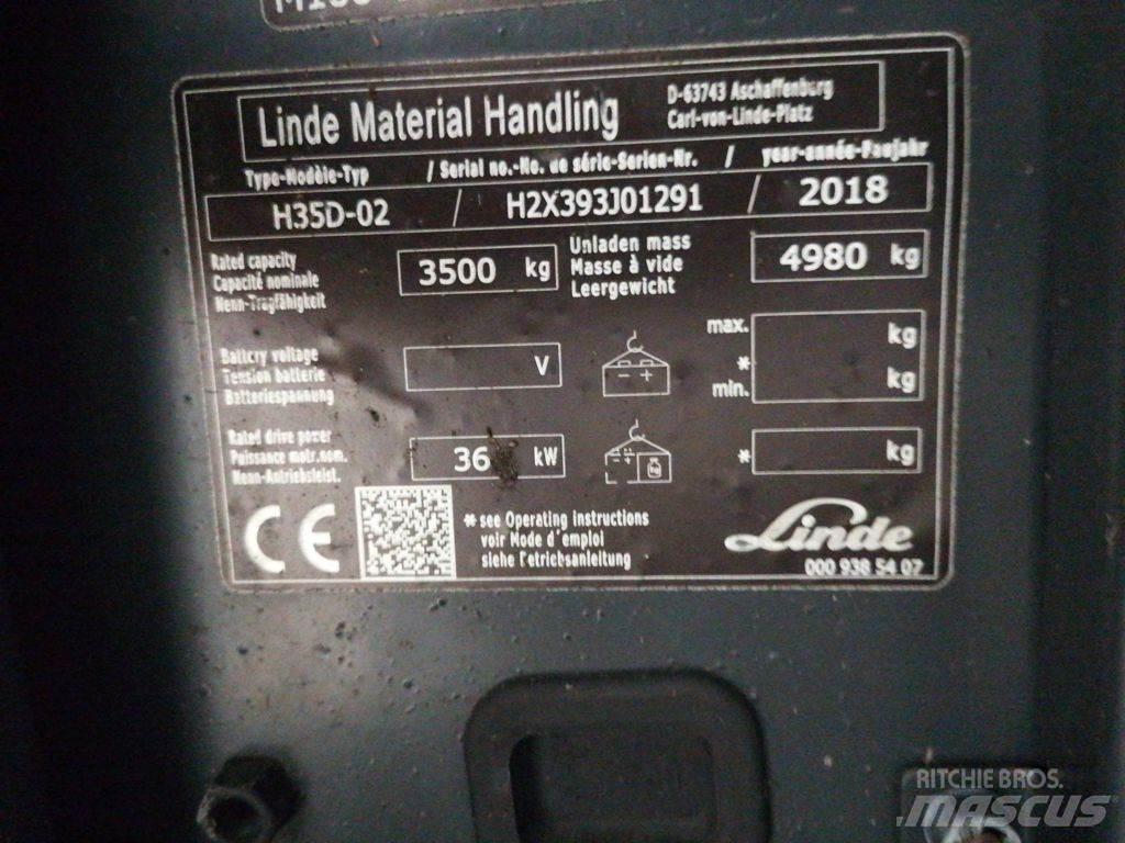Linde H35D-02 Dyzeliniai krautuvai