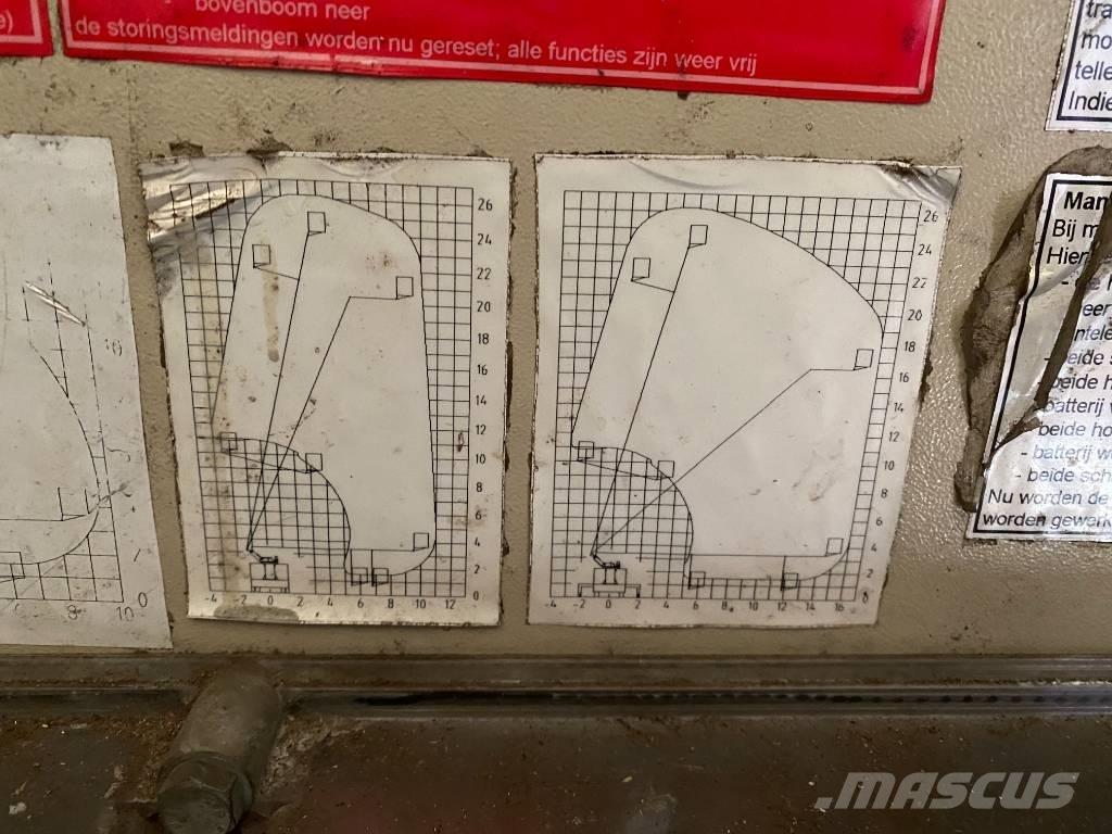 DAF AE55CE Ant priekabų montuojamos kėlimo platformos