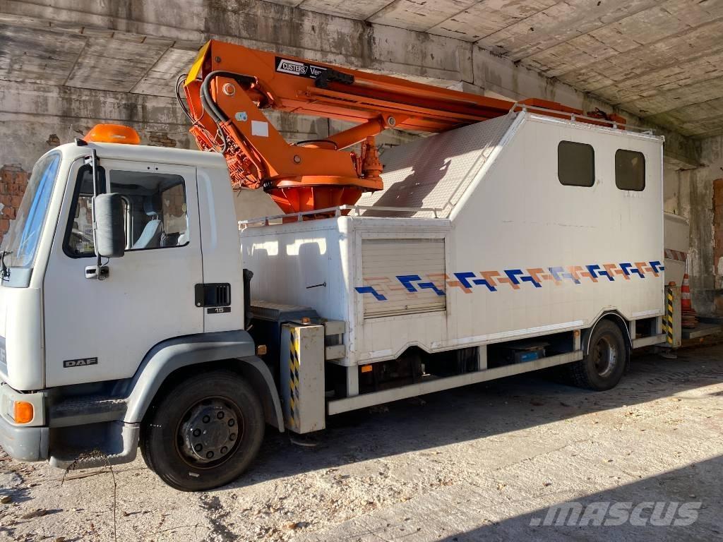 DAF AE55CE Ant priekabų montuojamos kėlimo platformos