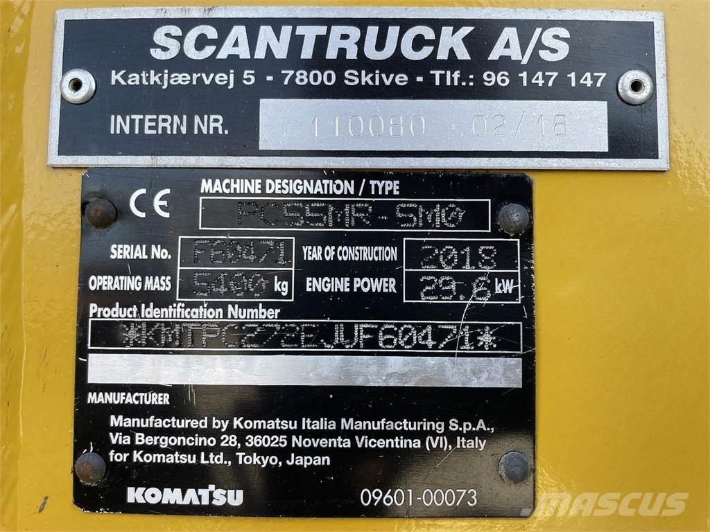 Komatsu PC55MR-5 Ratiniai ekskavatoriai
