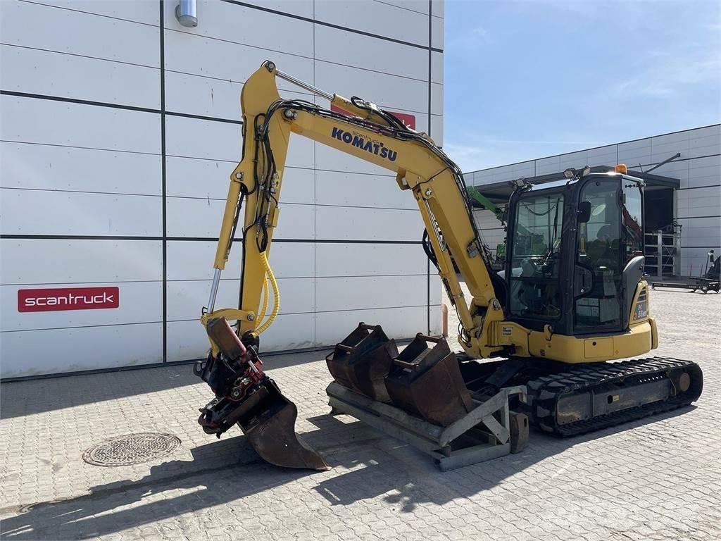 Komatsu PC55MR-5 Ratiniai ekskavatoriai