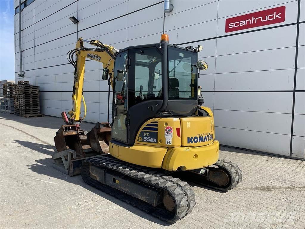 Komatsu PC55MR-5 Ratiniai ekskavatoriai