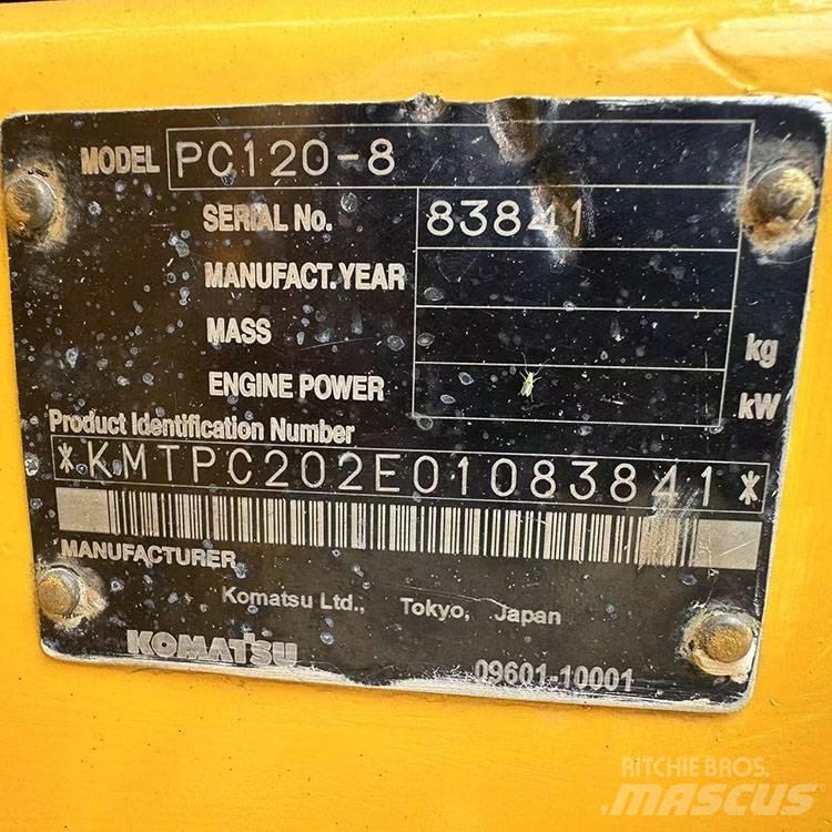 Komatsu PC 120-8 Vikšriniai ekskavatoriai
