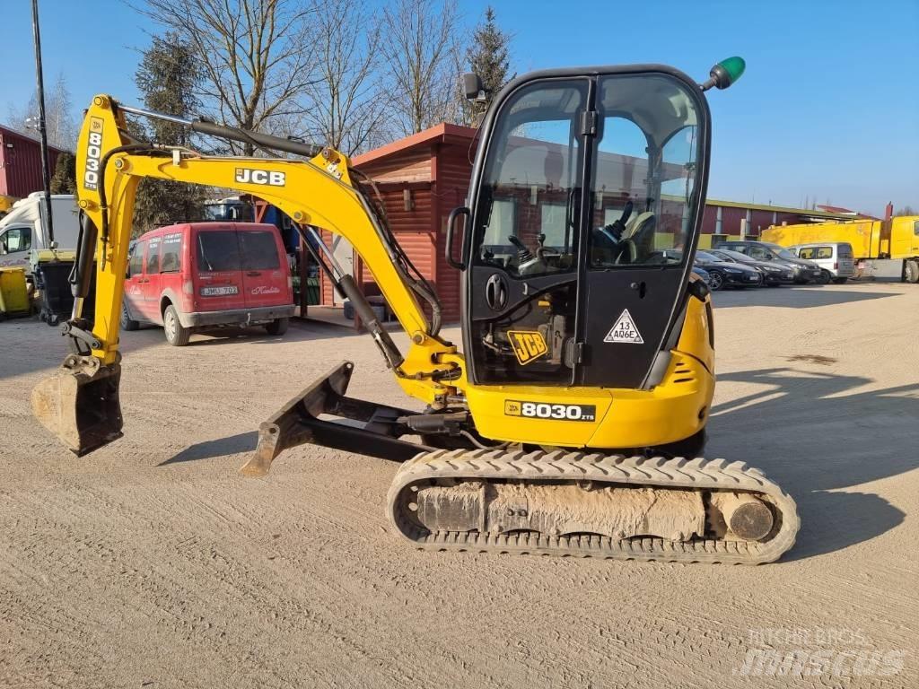 JCB 8030 ZTS Mini ekskavatoriai < 7 t